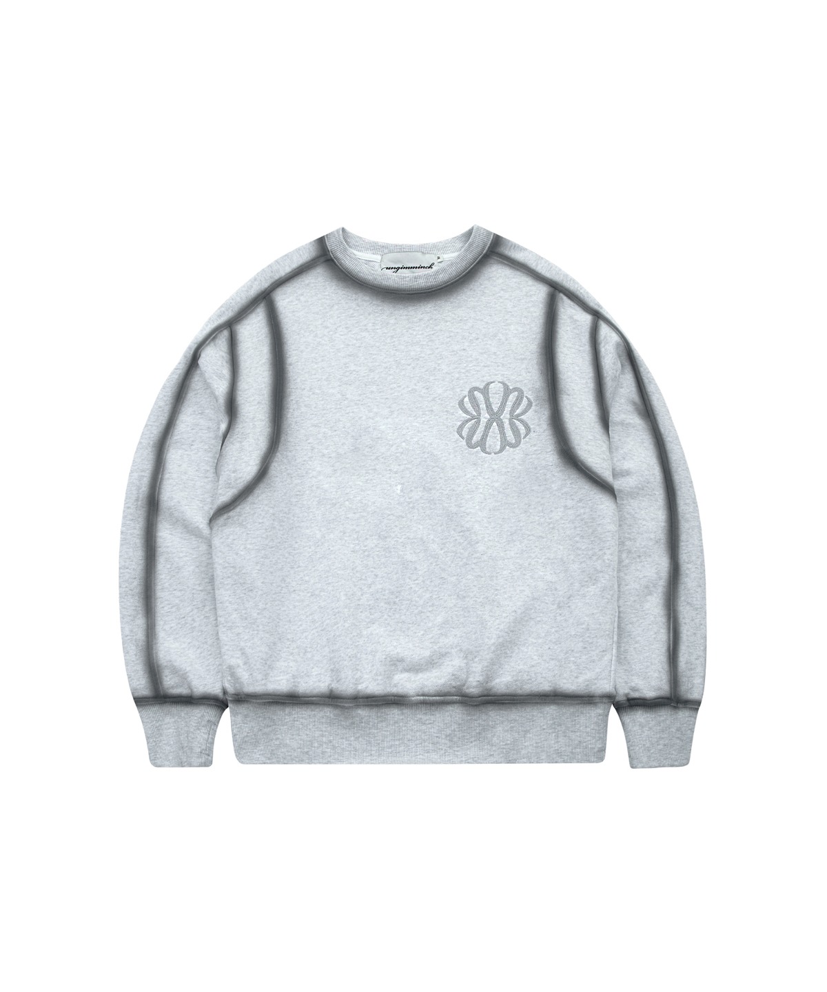 Oil brush Sweatshirt - Grey