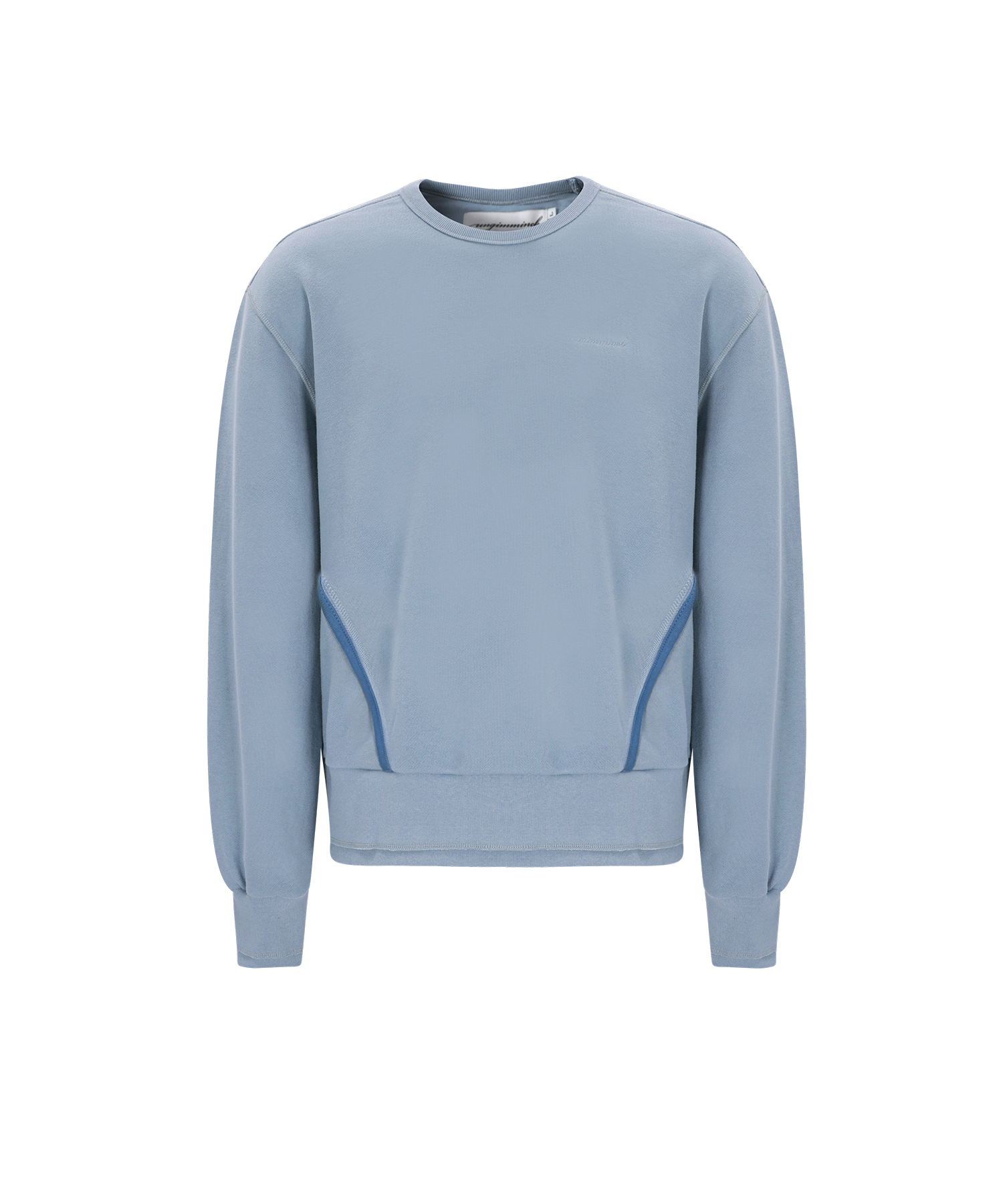 Diagonal Bias Sweatshirt - Dusk Blue